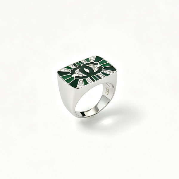 Chanel Green Ring