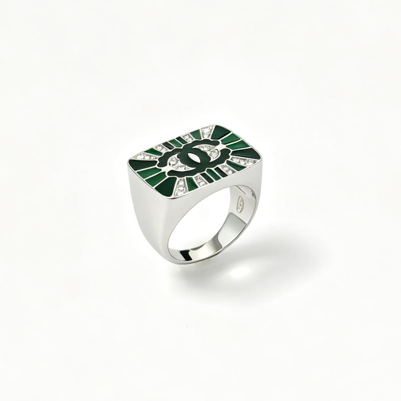 Chanel Green Ring