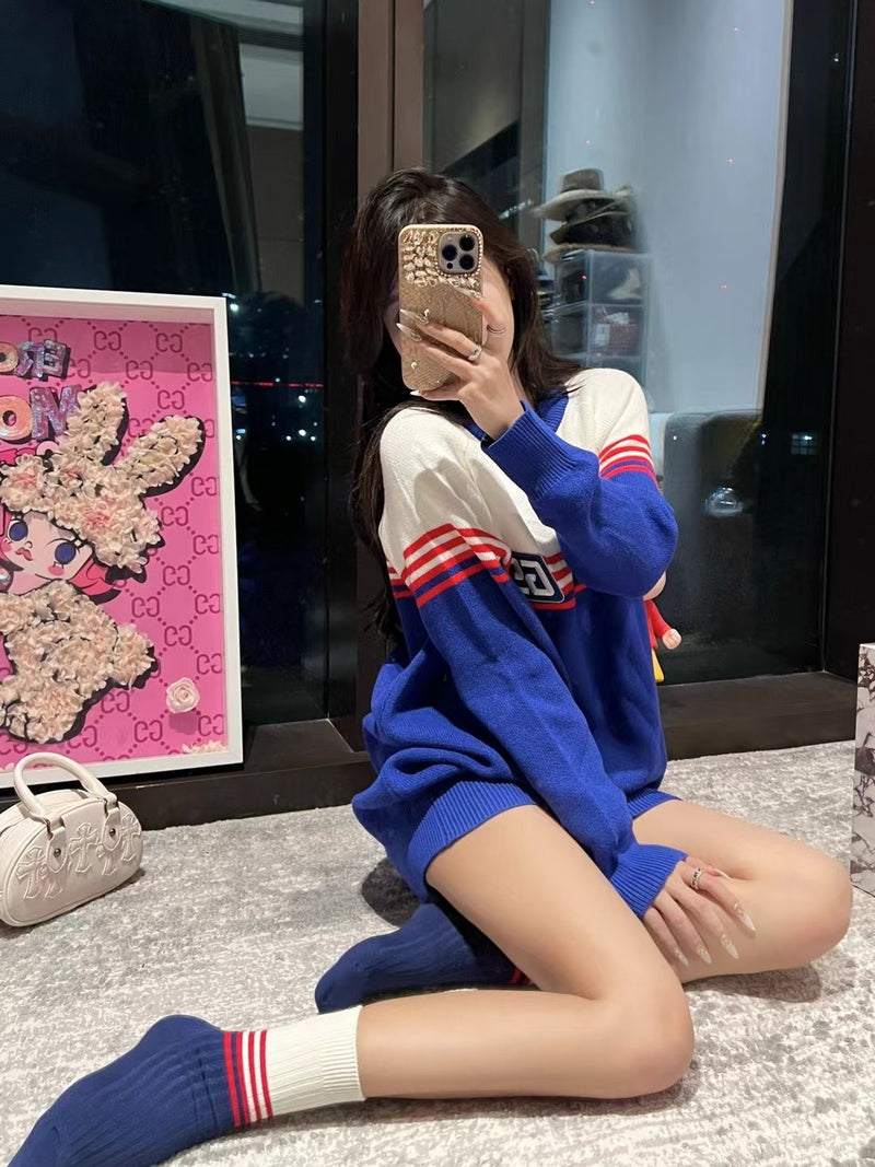Gucci Blue Long Sweater