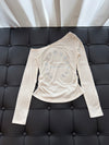 Chrome Hearts Off-Shoulder T-Shirt