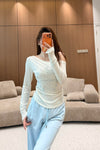 Chrome Hearts Off-Shoulder T-Shirt