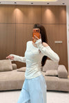 Chrome Hearts Off-Shoulder T-Shirt