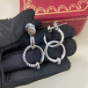 Cartier Juste un Clou Three Dangle Earrings