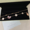 VCA Butterfly Flower Necklace
