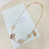 VCA Butterfly Flower Necklace