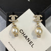 Chanel Pearl Earrings