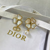 Dior Asymmetrical Pearl Earrings