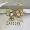 Dior Asymmetrical Pearl Earrings