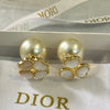 Dior Pearl Flower Earrings
