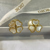 Dior Pearl Flower Earrings