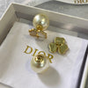 Dior Pearl Flower Earrings
