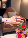 VCA Blue Butterfly Bracelet