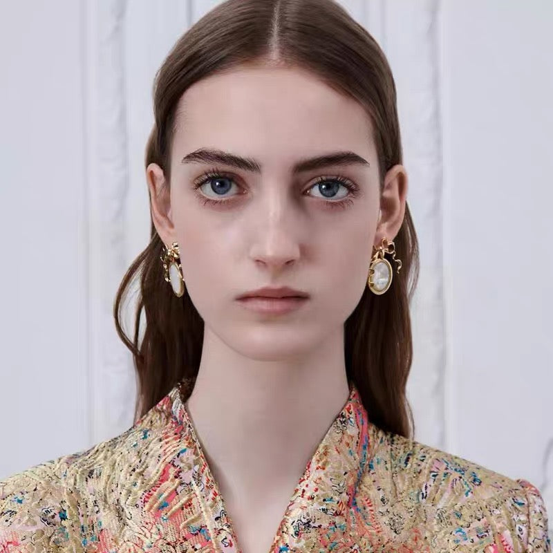 Dior Badge Earrings