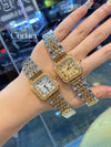 Lux Cartier Panter Gold Watch
