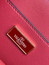 Valentino Red Velvet Handbag