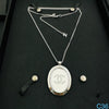 Chanel White Sweater Chain