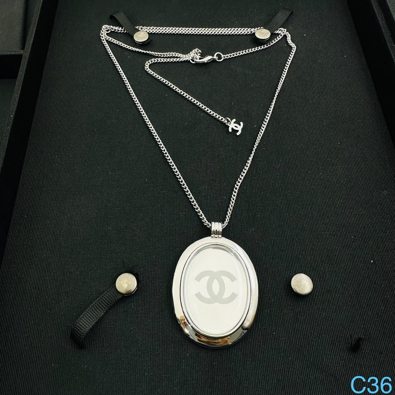 Chanel White Sweater Chain