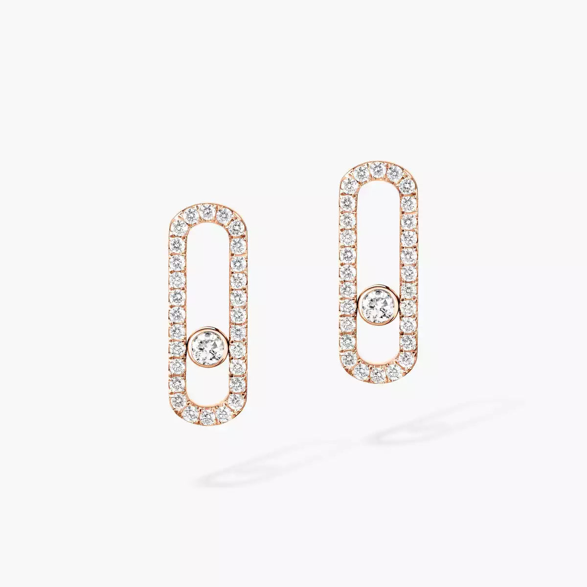 Messika Move Uno Diamond Pavé Earrings Diamond Earrings