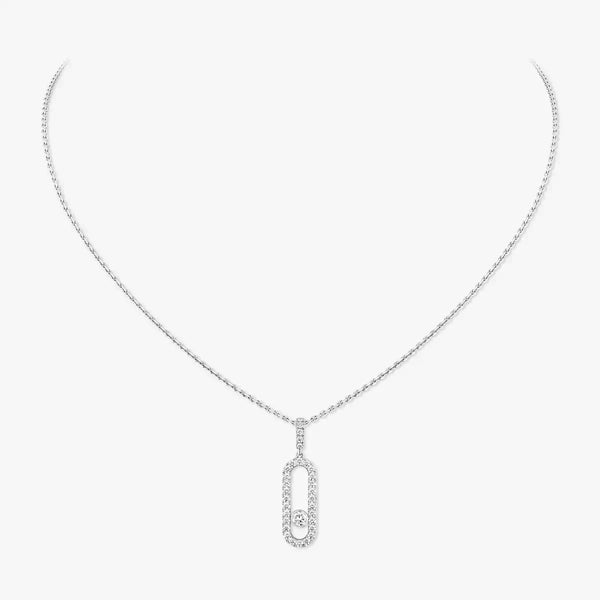 Messika Move Uno Pavé LM Diamond Necklace