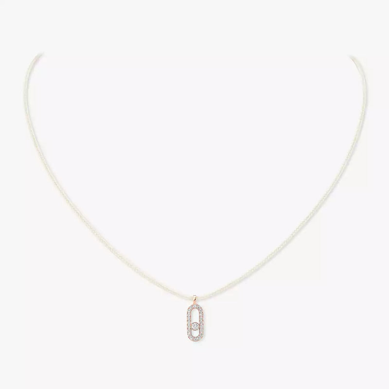 Messika CARE(S) Cord Pavé Necklace Diamond Necklace