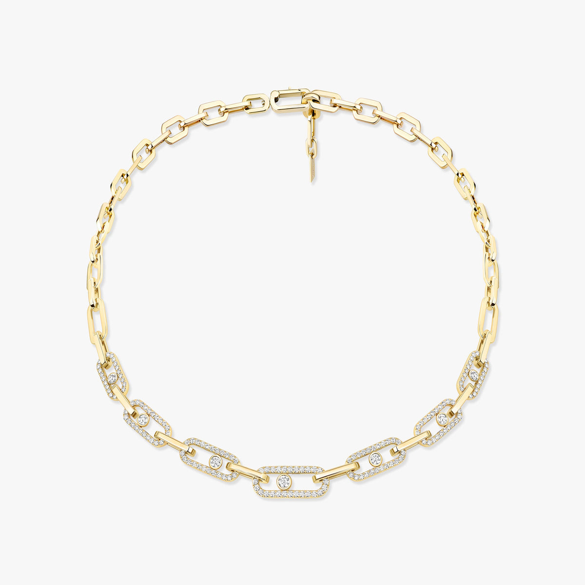 Messika Move Link Pavé Diamond Necklace