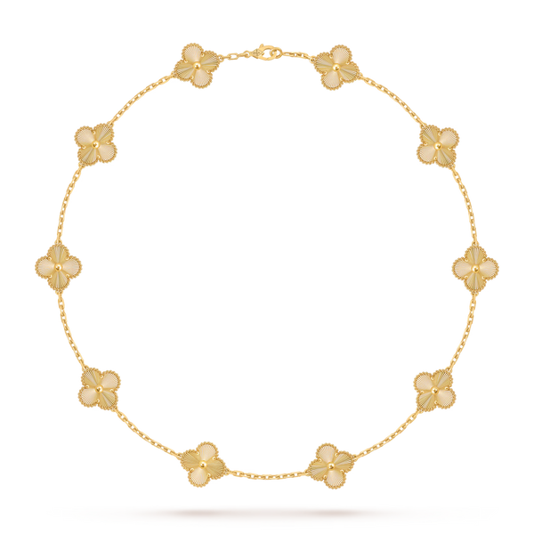 VCA Vintage Alhambra necklace, 10 motifs