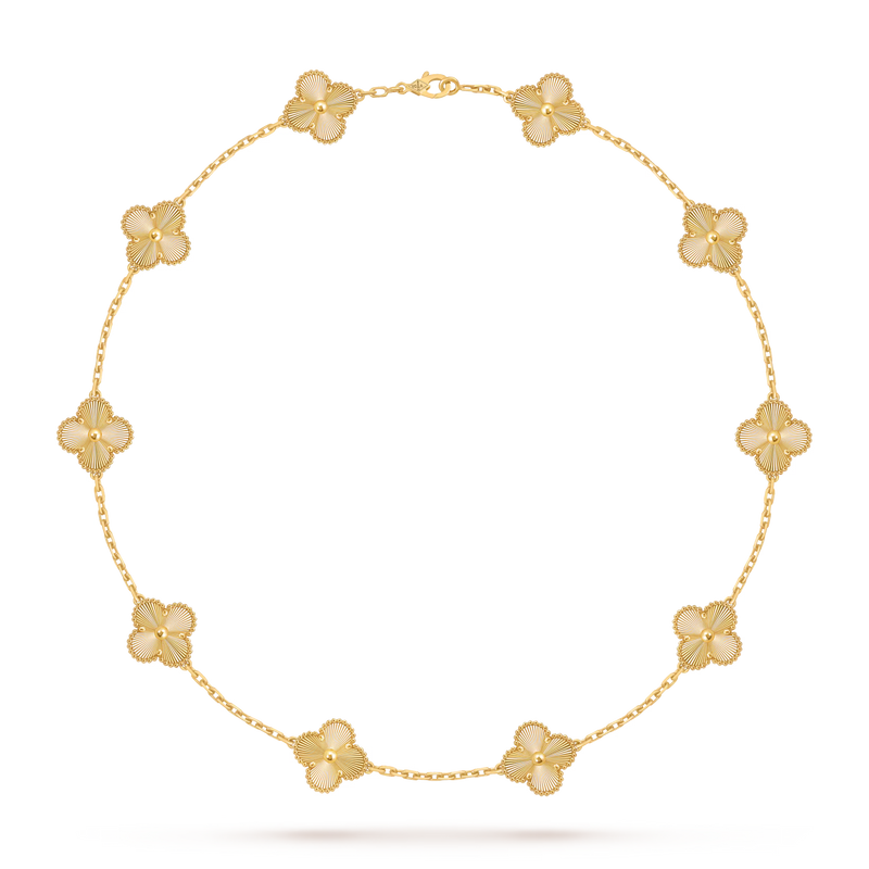 VCA Vintage Alhambra necklace, 10 motifs