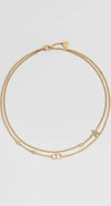 Dior Double Chain Star Necklace