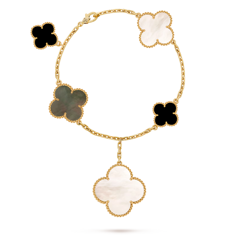 VCA Magic Alhambra bracelet, 5 motifs